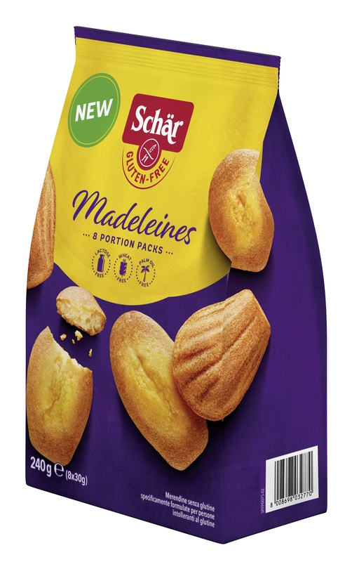 SCHAR MADELEINES SENZA LATTOSIO 8 PORZIONI DA 30 G - dottorbianchi.it