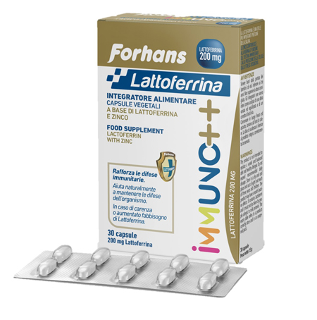 FORHANS LATTOFERRINA IMMUNO++ 200 MG LATTOFERRINA 30 CAPSULE - dottorbianchi.it