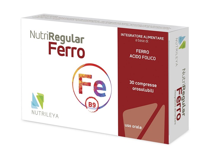 NUTRIREGULAR FERRO 30 COMPRESSE OROSOLUBILI - dottorbianchi.it
