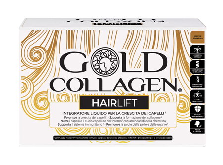 GOLD COLLAGEN HAIRLIFT 10 FLACONCINI DA 50 ML - dottorbianchi.it