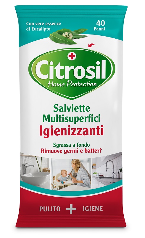 CITROSIL SALVIETTE IGIENIZZANTI EUCALIPTO 40 PEZZI - dottorbianchi.it