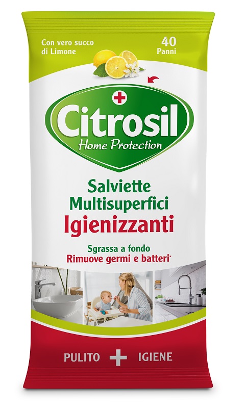 CITROSIL SALVIETTE IGIENIZZANTI LIMONE 40 PEZZI - dottorbianchi.it