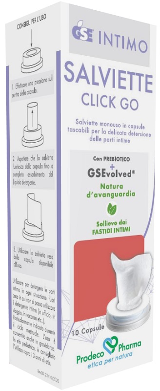 GSE INTIMO SALVIETTE CLICK GO 10 PEZZI - dottorbianchi.it