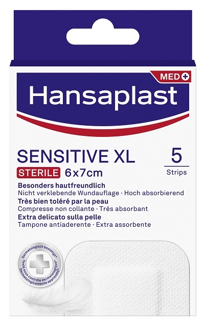 CEROTTO HANSAPLAST SENSITIVE XL 10 PEZZI - dottorbianchi.it