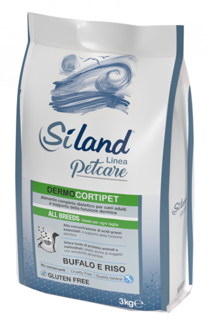 SILAND MANGIME SECCO DERMOCORTIPET ALL BREEDS 3 KG - dottorbianchi.it