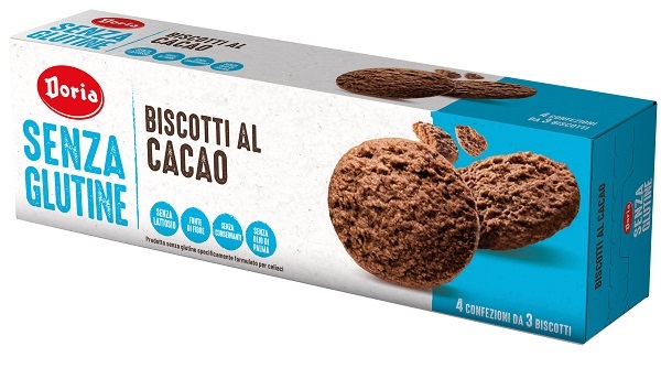 DORIA BISCOTTI CIOCCOLATO 4X37,5 G - dottorbianchi.it