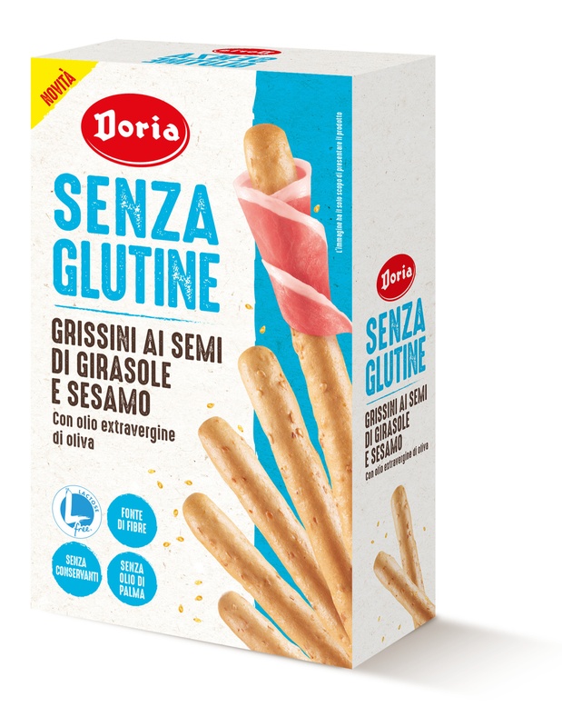 DORIA GRISSINI SEMI GIRASOLE-SESAMO 5X20 G - dottorbianchi.it