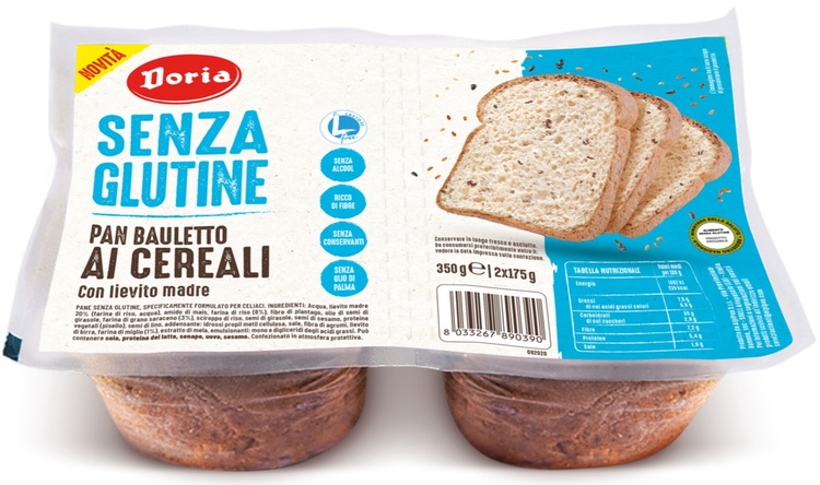 DORIA PAN BAULETTO CEREALI 2X175 G - dottorbianchi.it