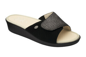 LEDEL GLITTERED MICROFIBRE+SUEDE W NERO 36 - dottorbianchi.it