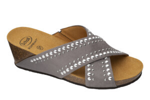 MICHELLE CROSS MICROFIBRE+STUDS W GRIGIO 39 - dottorbianchi.it