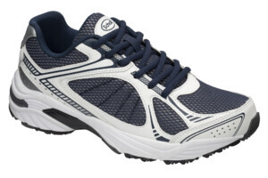 NEW SPRINTER PU+BICOLOUR MESH U BIANCO/BLU NAVY 36 - dottorbianchi.it