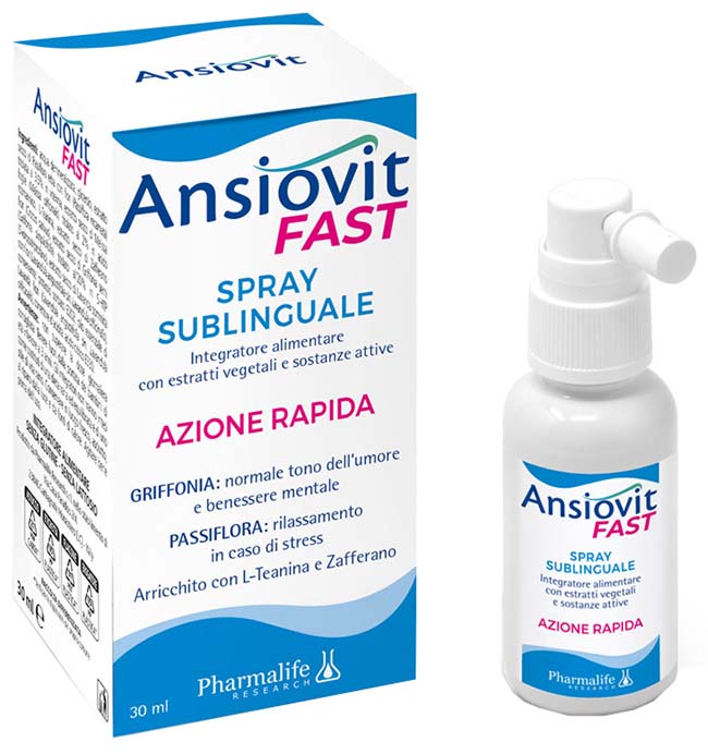 ANSIOVIT FAST SPRAY SUBLINGUALE 30 ML - dottorbianchi.it