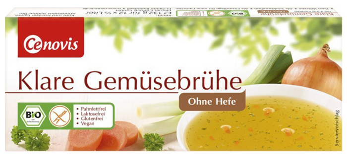 DADO CENOVIS VEGETALE BIO SENZA LIEVITO 9,3% DI VERDURE 12 CUBETTI - dottorbianchi.it