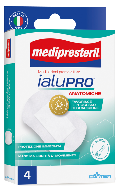 MEDIPRESTERIL IALUPRO BRACCIA 7,5X10 CM 4 PEZZI - dottorbianchi.it
