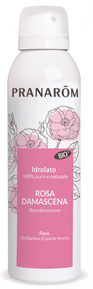 PRANAROM IDROLATO ROSA DAMASCENA LUMINOSITA' PER TUTTI I TIPI DI PELLE 150 ML - dottorbianchi.it