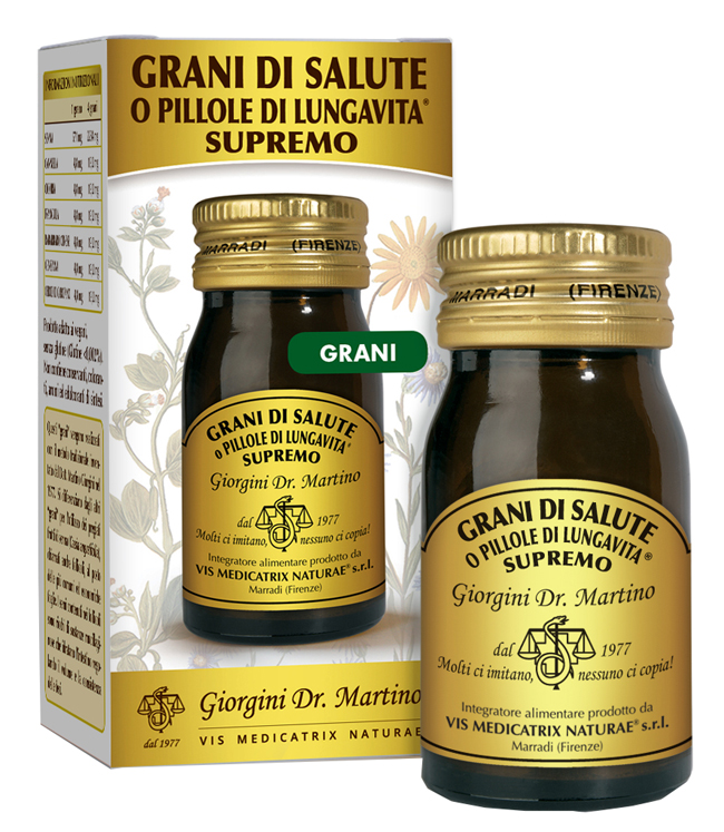 GRANI DI SALUTE O PILLOLE DI LUNGAVITA SUPREMO 30 G - dottorbianchi.it