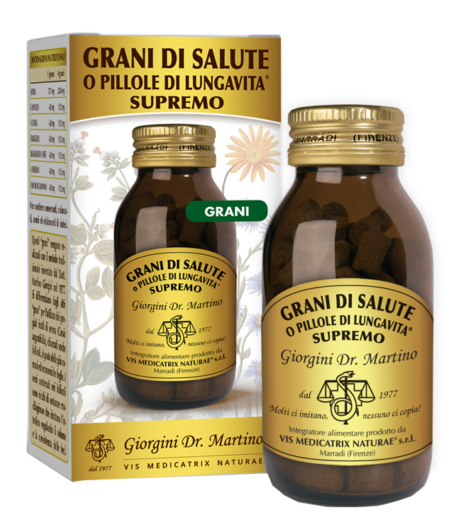 GRANI DI SALUTE O PILLOLE DI LUNGAVITA SUPREMO 90 G - dottorbianchi.it