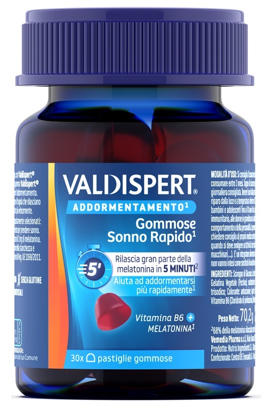 VALDISPERT NATURAL&SLEEP 30 PASTIGLIE GOMMOSE - dottorbianchi.it