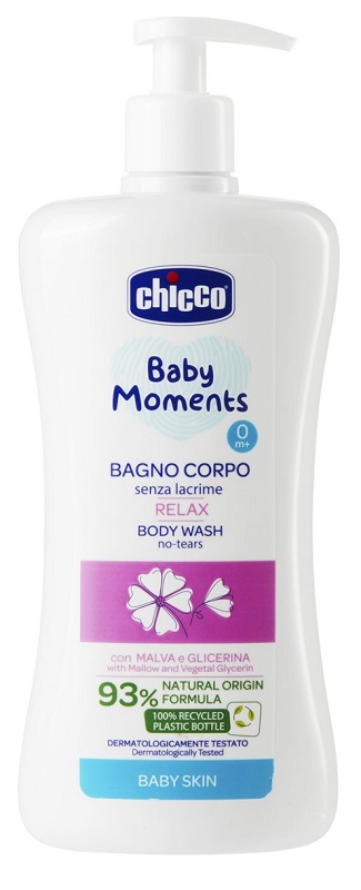 CHICCO BABY MOMENTS BAGNO RELAX 500 ML - dottorbianchi.it