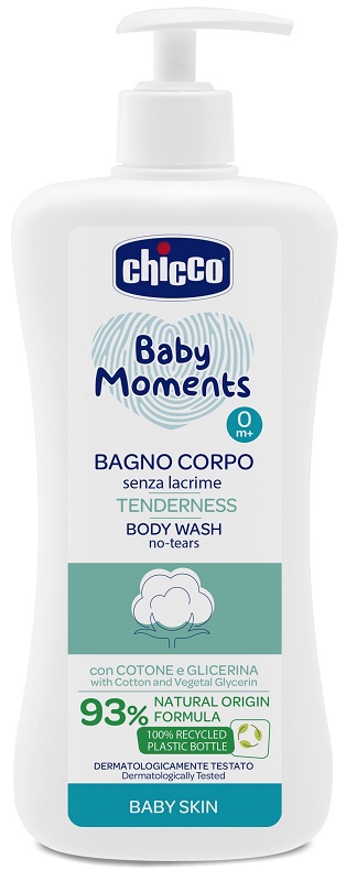 CHICCO BABY MOMENTS BAGNO TENEREZZA 500 ML - dottorbianchi.it