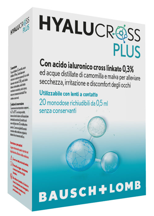 HYALUCROSS PLUS 20 FLACONCINI MONODOSE DA 0,5 ML - dottorbianchi.it