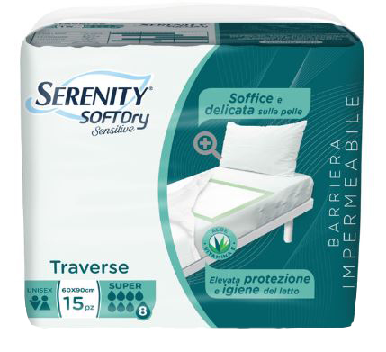 SERENITY TRAVERSA SD SENSITIVE SUPER 60X90 CM 15 PEZZI - dottorbianchi.it