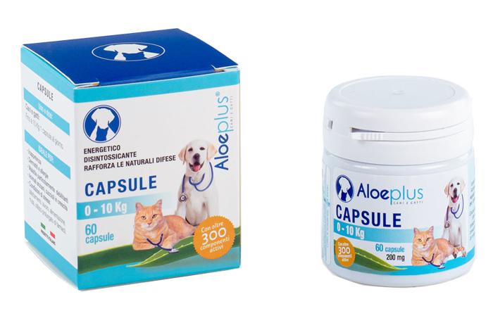 ALOEPLUS CAPSULE CANI/GATTI 0-10 KG - dottorbianchi.it