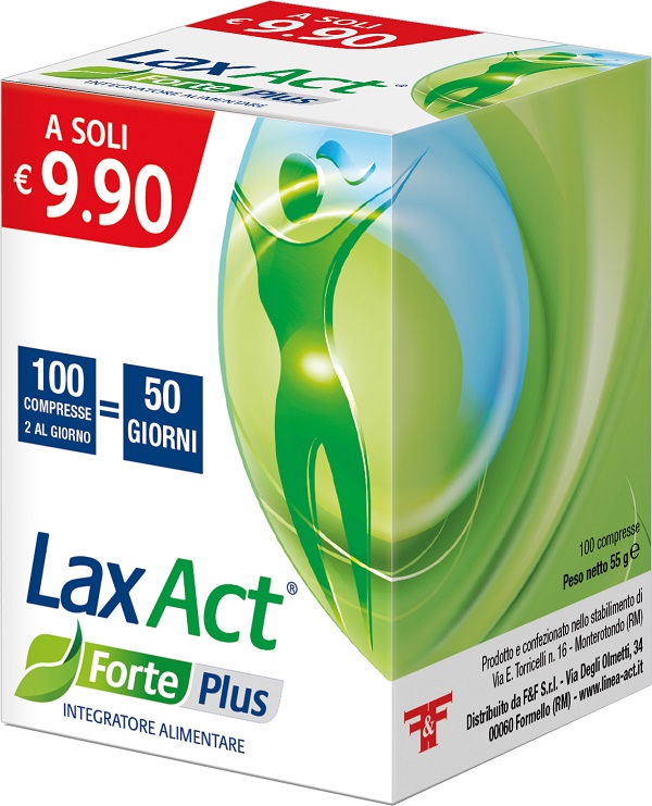 LAX ACT FORTE PLUS 100 COMPRESSE - dottorbianchi.it
