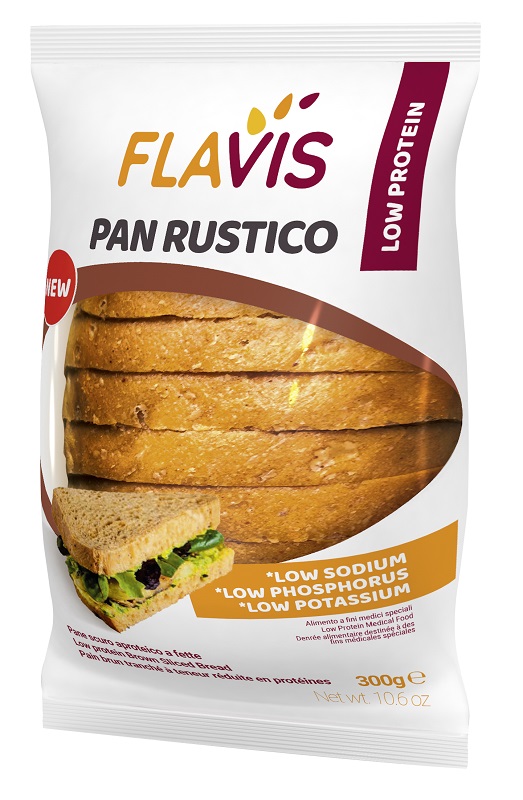 FLAVIS PAN RUSTICO APROTEICO 300 G - dottorbianchi.it