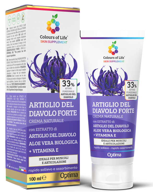 COLOURS OF LIFE SKIN SUPPLEMENT ARTIGLIO DEL DIAVOLO 33% CREMA 100 ML - dottorbianchi.it