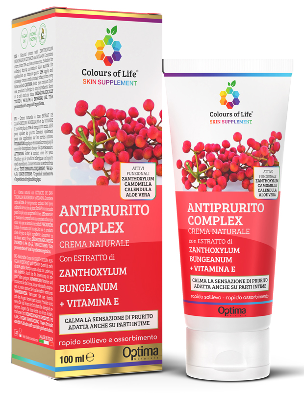 COLOURS OF LIFE SKIN SUPPLEMENTE ANTIPRURITO COMPLEX CREMA 100 ML - dottorbianchi.it