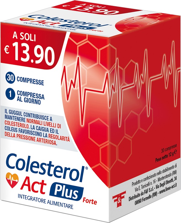 COLESTEROL ACT PLUS FORTE 30 COMPRESSE - dottorbianchi.it