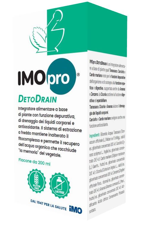 IMOPRO DETODRAIN 200 ML - dottorbianchi.it