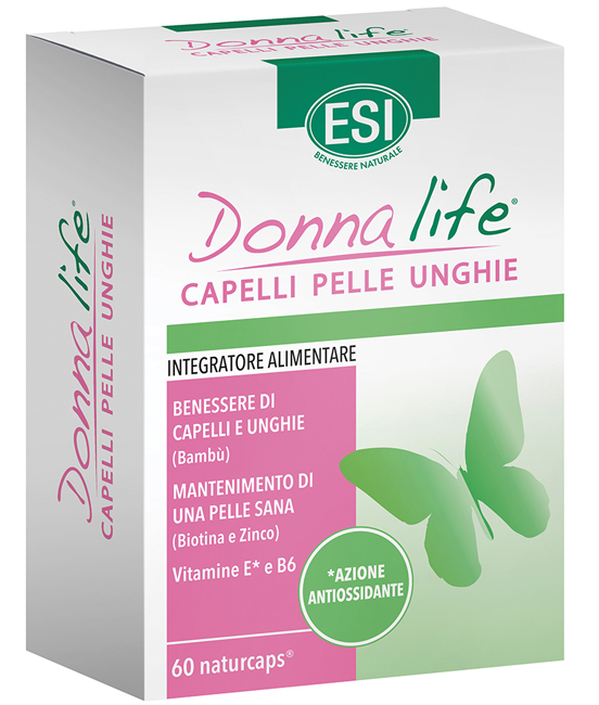 ESI DONNA LIFE CAPELLI PELLE UNGHIE 60 NATURCAPS - dottorbianchi.it