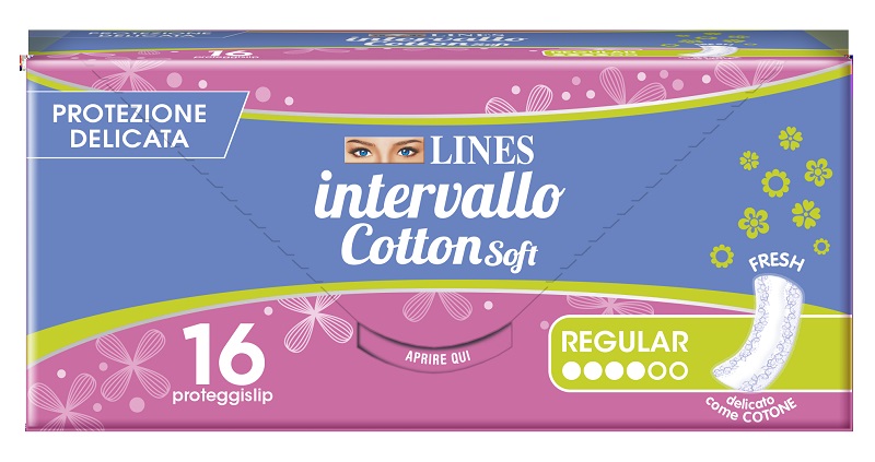 PROTEGGISLIP LINES INTERVALLO COTTON SOFT FRESH DISTESI 16 PEZZI - dottorbianchi.it