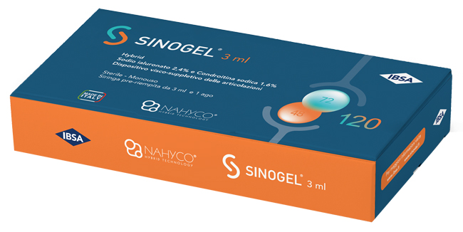 SIRINGA INTRA-ARTICOLARE SINOGEL 2,4% + 1,6% 3 ML 1 FS + AGO GAUGE 21 - dottorbianchi.it