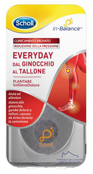 PLANTARE SOLLIEVO DOLORE DA GINOCCHIO A TALLONE SCHOLL IN BALANCE EVERYDAY M - dottorbianchi.it