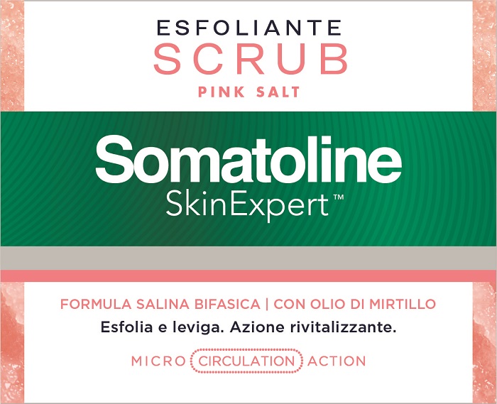 SOMATOLINE SKIN EXPERT SCRUB PINK SALT 350 G - dottorbianchi.it