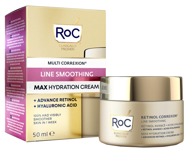 ROC RETINOL CORREXION LINE SMOOTHING CREMA VISO 50 ML - dottorbianchi.it