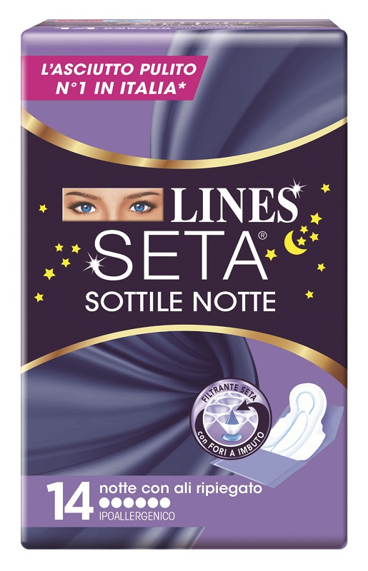 LINES SETA SOTTILE NOTTE CON ALI 14 PEZZI - dottorbianchi.it