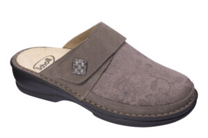 CALZATURA ONDINA ELASTICATED+SUEDE WOMAN TAUPE 36 - dottorbianchi.it