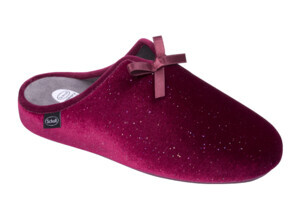 RACHELE MICROFIBRA GLITTERATA BORDEAUX 36 - dottorbianchi.it