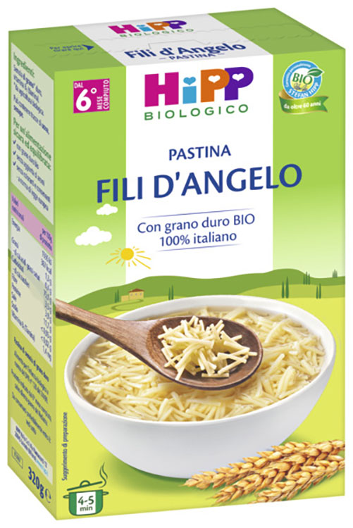 HIPP BIO PASTINA FILI D'ANGELO 320 G - dottorbianchi.it