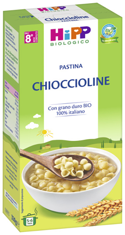 HIPP BIO PASTINA CHIOCCIOLINE 320 G - dottorbianchi.it