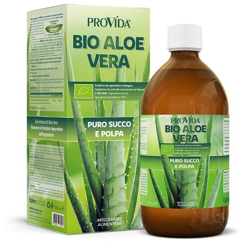 PROVIDA BIO ALOE VERA PURO SUCCO E POLPA 500 ML - dottorbianchi.it