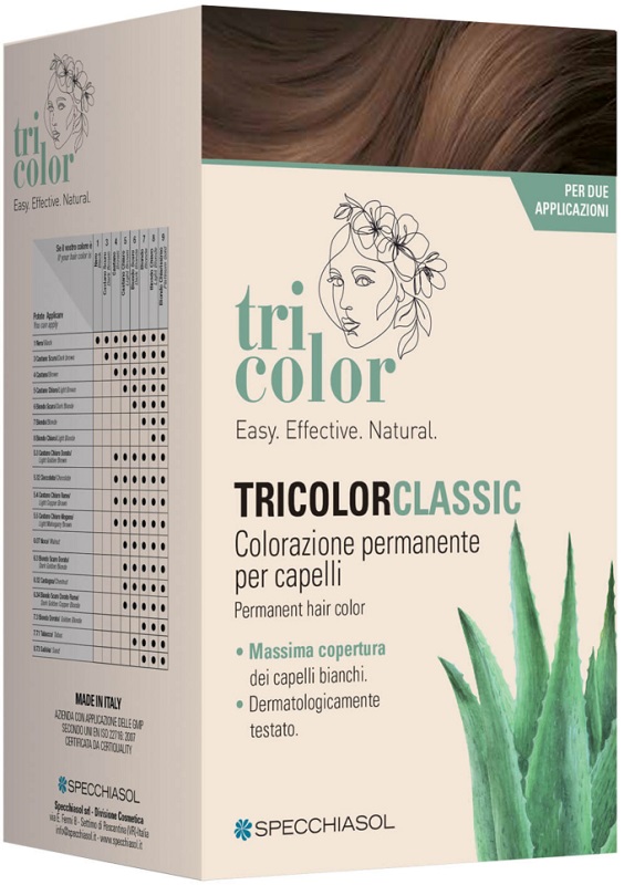TRICOLOR CLASSIC 7,71 TABACCO 2 TUBI 50 ML + 2 SHAKER 50 ML + 4 BUSTINE 8 ML - dottorbianchi.it