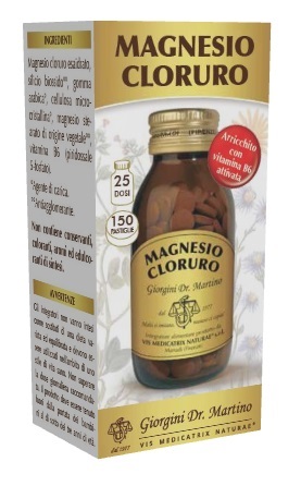 MAGNESIO CLORURO 150 PASTIGLIE - dottorbianchi.it