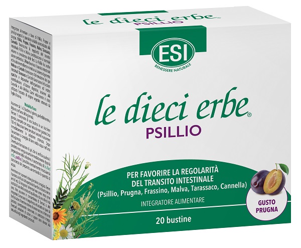 ESI LE DIECI ERBE PSILLIO 20 BUSTINE 5,6 G - dottorbianchi.it