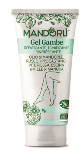 MANDORLI GEL GAMBE DEFATICANTE TONIFICANTE E RINFRESCANTE 200 ML - dottorbianchi.it