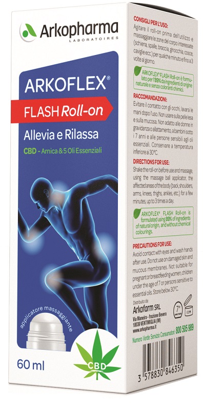 ARKOFLEX FLASH ROLL ON 60 ML - dottorbianchi.it